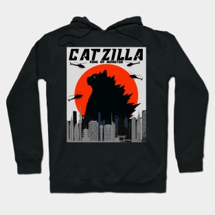 Cat Zilla King Of Monster Hoodie